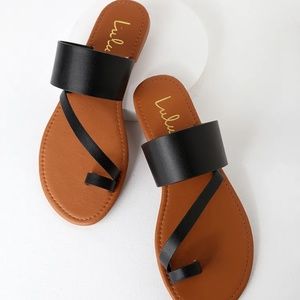 Lulus black sandals